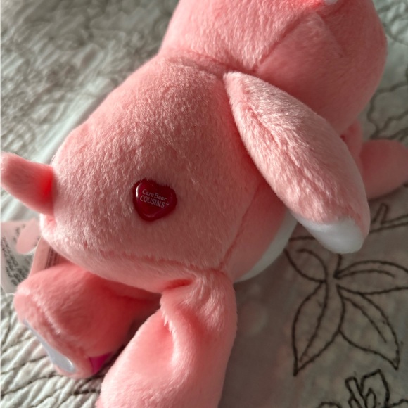 Pink Elephant Plush with Heart Design - Picture 5 of 6